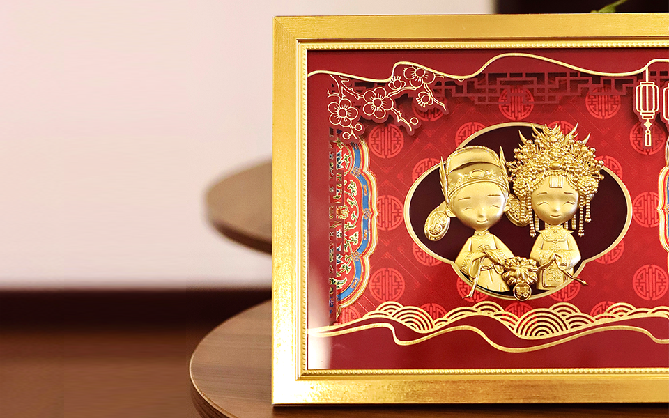 24kGold Leaf  Wedding Room Decoration